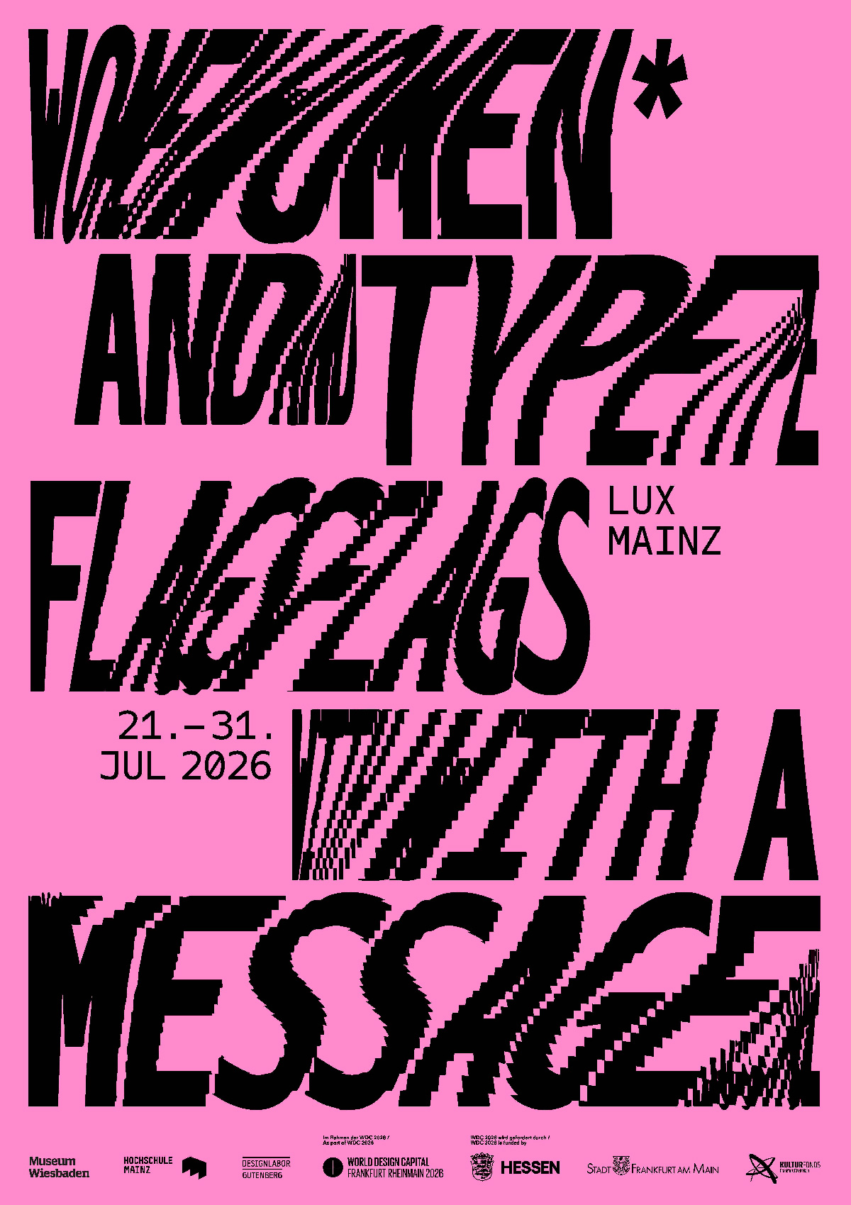 WOMEN* & TYPE: la tipografia invade lo spazio pubblico
